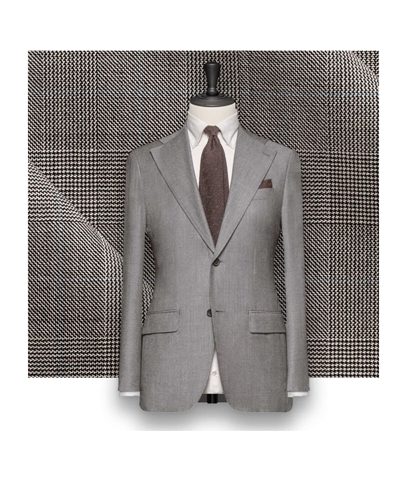 Costume Prince de Galles | Coupe ajustée en laine vierge