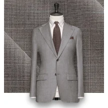 Costume Gris Prince de Galles clair — sur mesure — Costume Privé Paris