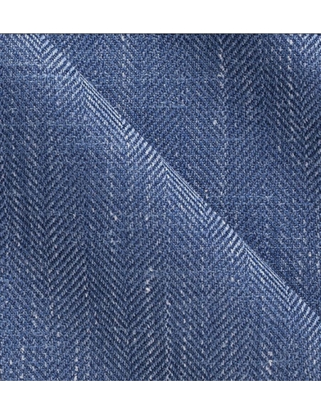 Blazer Bleu Clair Chevrons confort | Costume Privé Paris
