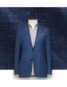 Blazer Bleu natté