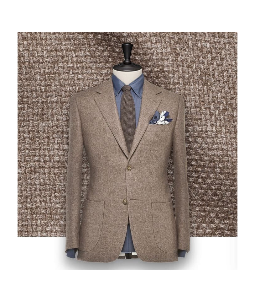 Blazer Marron Natté Élégant - Style & Confort