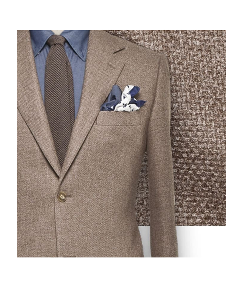 Blazer Marron Natté Élégant - Style & Confort