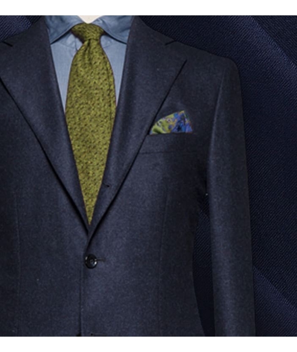 Costume Bleu Flanelle : Élégance et Confort Assurés