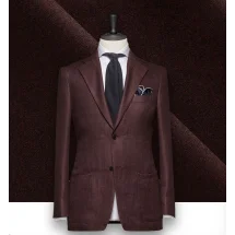 Blazer Bordeaux Flanelle | Costume Privé Paris