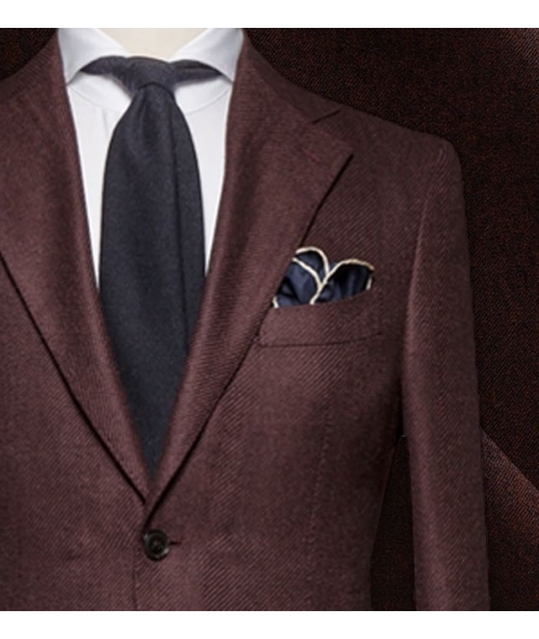 Blazer Bordeaux Flanelle : Élégance et Confort Assuré