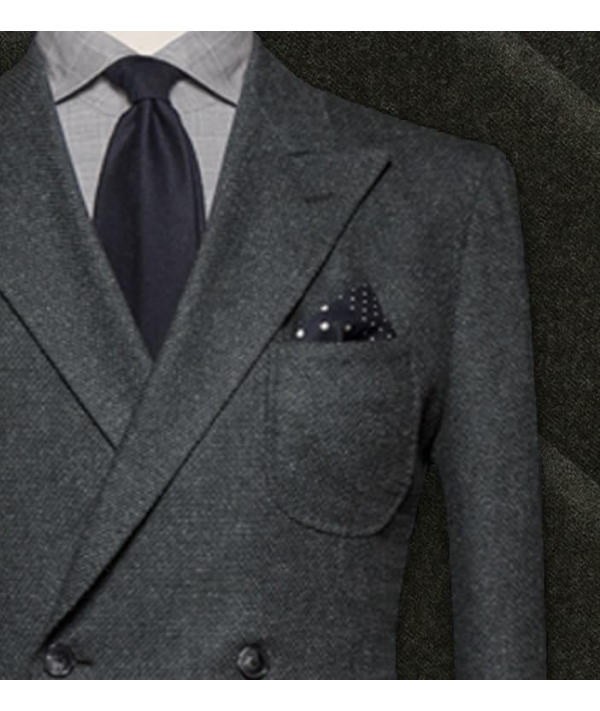 Costume Vert Flanelle : Élégance et Confort Assurés