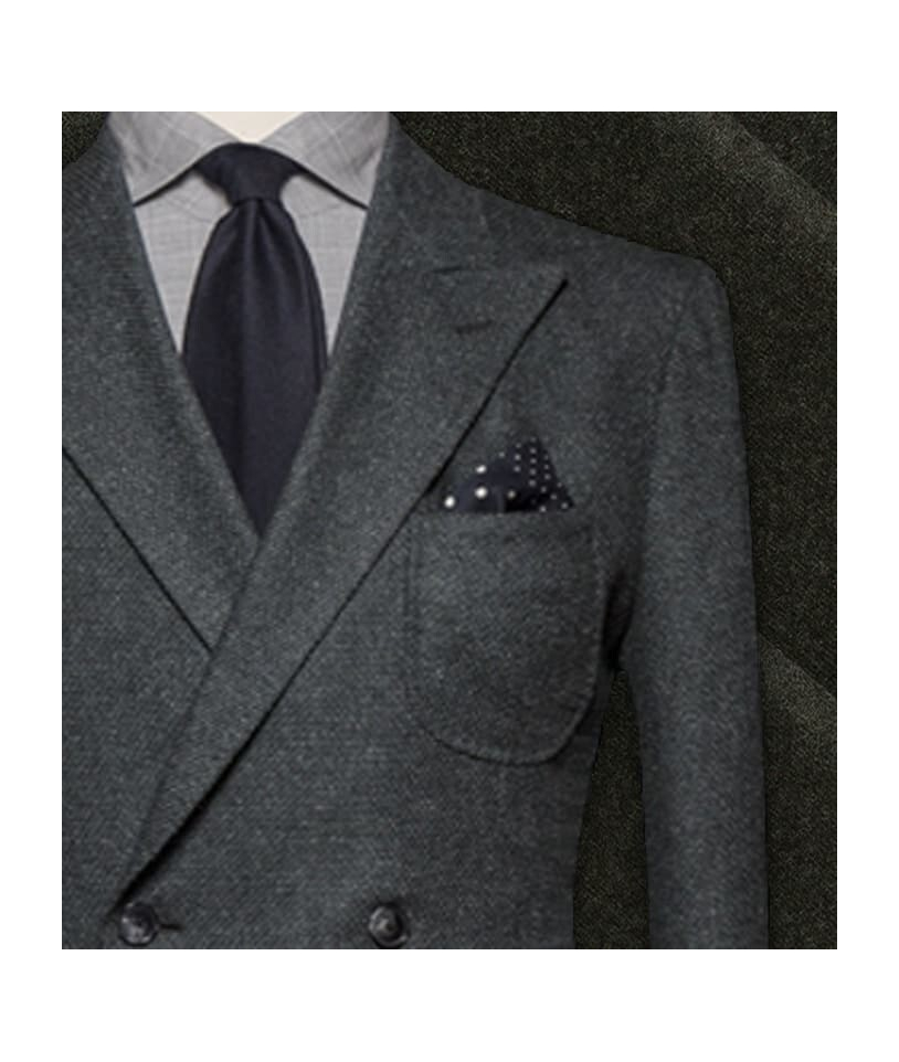 Costume Vert Flanelle : Élégance et Confort Assurés