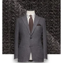 Blazer Gris Bouclé Élégant pour un Style | Costume Privé Paris