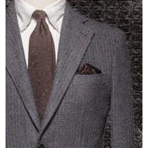 Blazer Gris Bouclé Élégant pour un Style | Costume Privé Paris