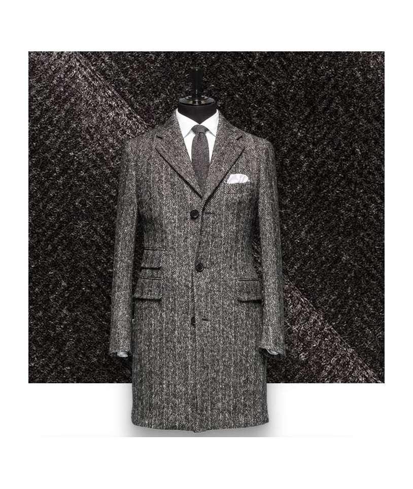 Manteau Gris Anthracite Élégant et Chic pour l'Hiver