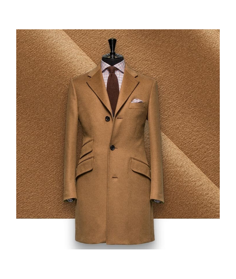 Manteau Camel en Cachemire : Élégance et Confort
