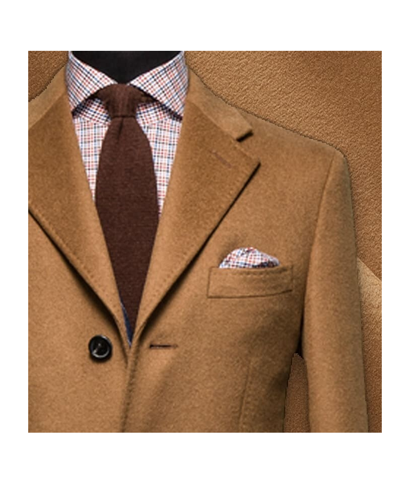Manteau Camel en Cachemire : Élégance et Confort