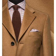 Manteau Camel Cachemire Marron : élégance | Costume Privé Paris