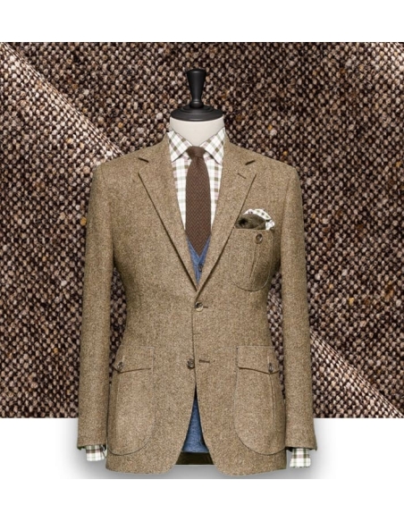 Blazer Marron Tweed : Élégance et Style | Costume Privé Paris