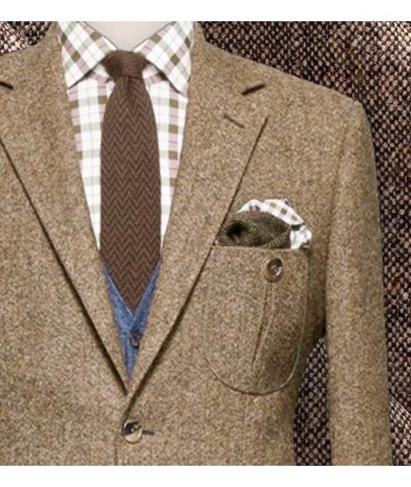 Blazer Marron Tweed : Élégance et Style intemporel