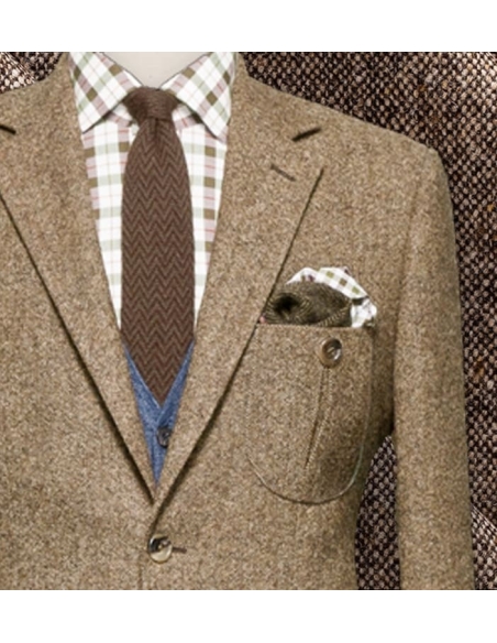 Blazer Marron Tweed : Élégance et Style | Costume Privé Paris