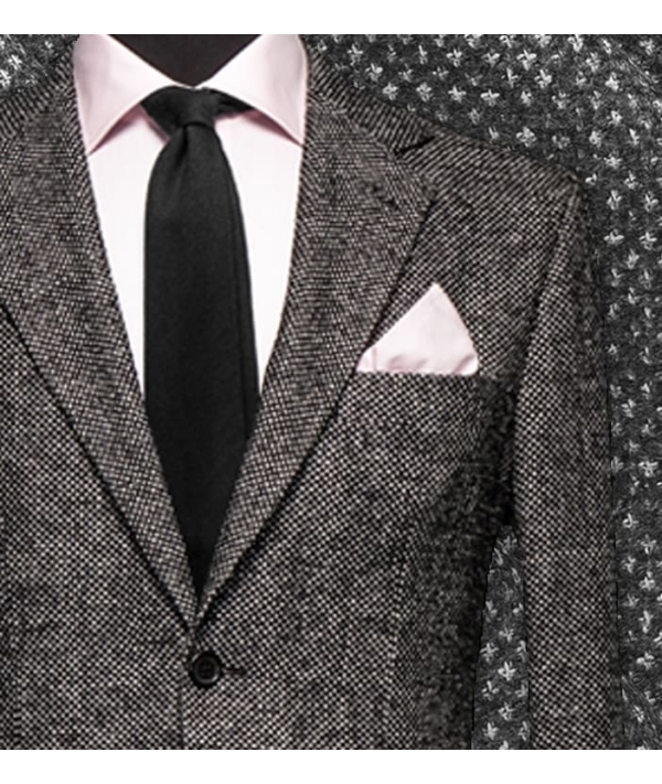 Costume Gris Caviar : Élégance et Sophistication Assurées