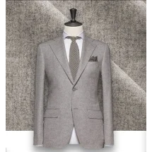 Costume Gris Clair en Flanelle | Costume Privé Paris