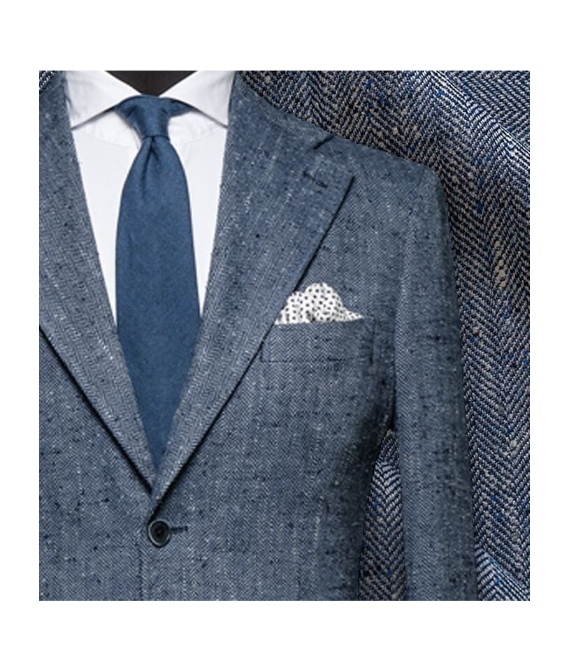 Blazer Bleu Clair Tweed Été : L'Élégance Chic et Légère