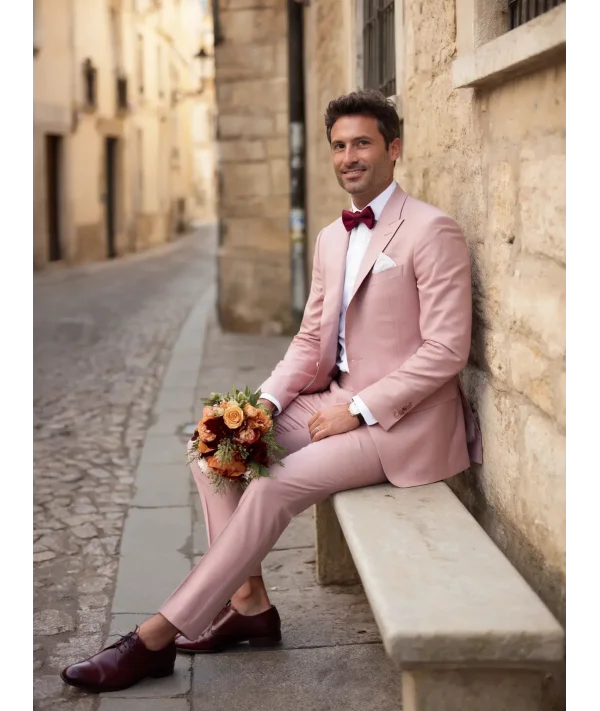 Costume Mariage Corail Homme Sur Mesure | Costume Privé Paris
