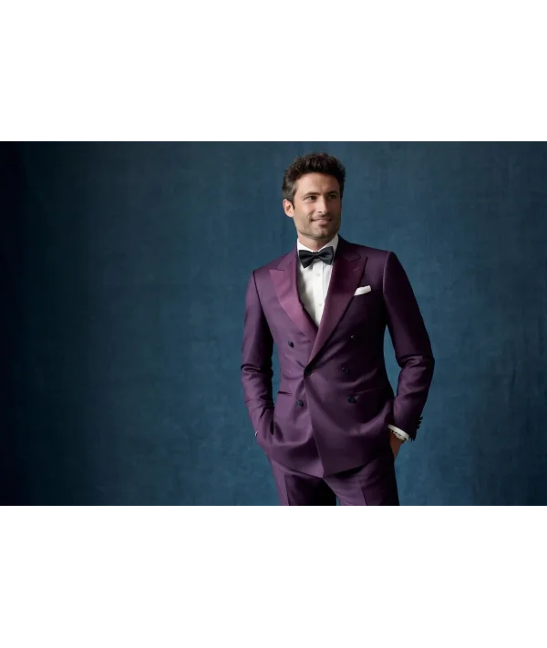 Smoking Violet Purple : Élégance et Style | Costume Privé Paris