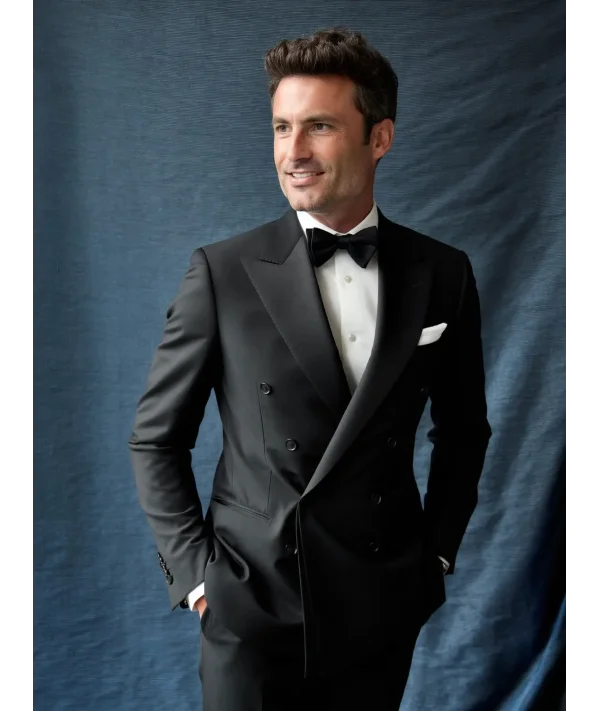 Smoking noir croisé | Costume Privé Paris