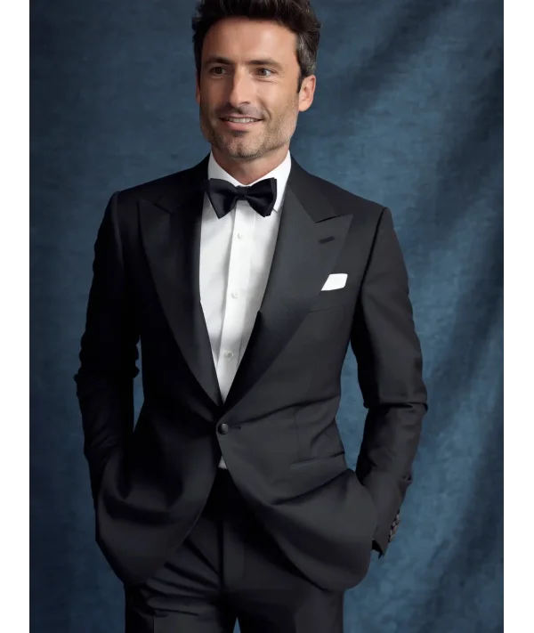 Smoking Noir Cran Aigu : Élégance et Style | Costume Privé Paris