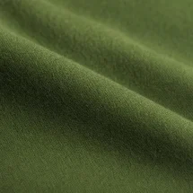 Smoking croisé 2 boutons col châle vert anglais — détail macro tissu