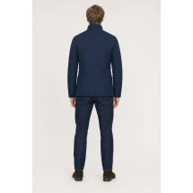 Veste matelassée bleu marine — vue de dos porté