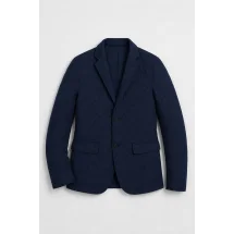 Veste matelassée bleu marine — packshot ensemble
