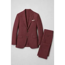 Costume de mariage bordeaux champêtre - élégance nature pour votre grand jour. — packshot ensemble
