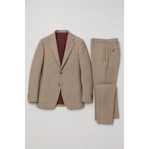Veste beige prince de Galles automne — packshot ensemble