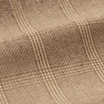 Veste beige prince de Galles automne — détail macro tissu