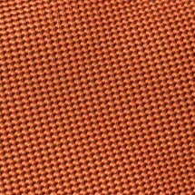 Cravate Terracotta orange Terre Battue — détail matière macro