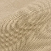 Veste saharienne lin beige sable — détail macro tissu