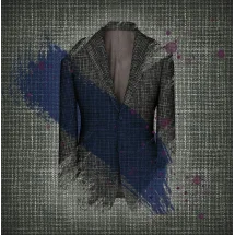 Blazer vert pied de coq automne hiver | Costume Privé Paris