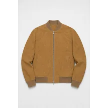 Blouson nubuck camel MA1 Steve — packshot ensemble