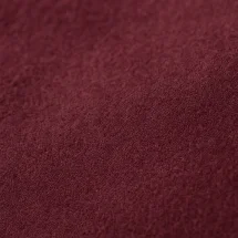 Blouson nubuck rouge foncé MA1 Steve — détail macro tissu