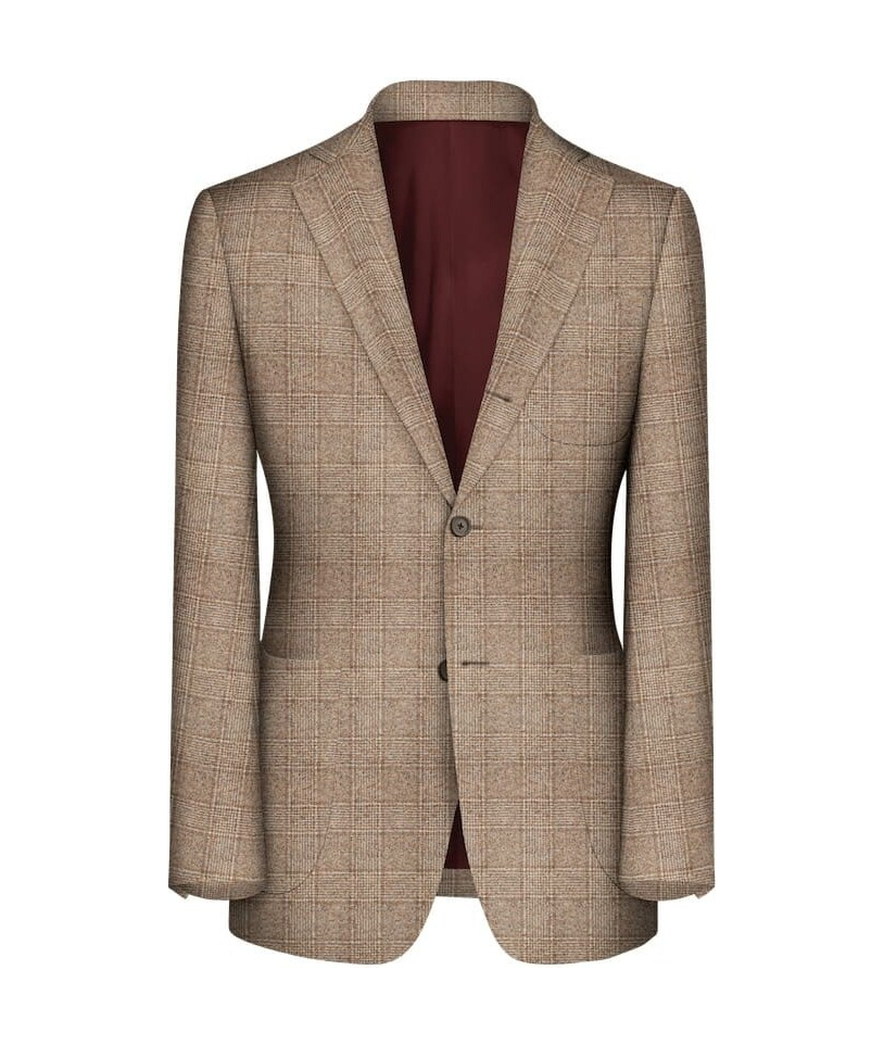 Veste beige prince de Galles automne