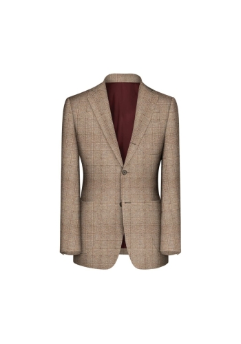 Veste beige prince de Galles automne