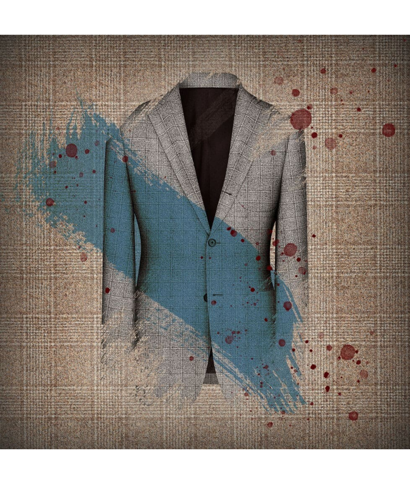 Veste beige prince de Galles automne