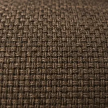Veste marron brun nattée — détail macro tissu
