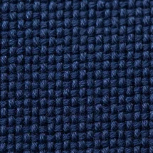 Veste bleu foncé nattée — détail macro tissu