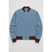 Blouson Suede bleu ciel MA1 Steve — packshot ensemble