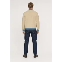 Blouson Suede écru MA1 Steve — vue de dos porté