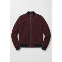 Blouson Suede bordeaux MA1 Steve — packshot ensemble