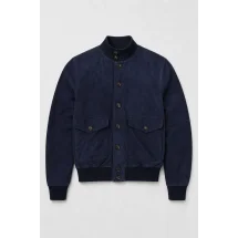 Blouson Nubuck bleu A1 Cary — packshot ensemble