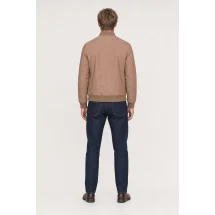 Blouson Nubuck beige A1 Cary — vue de dos porté