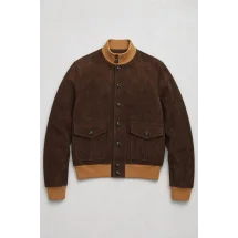 Blouson Nubuck marron A1 Cary — packshot ensemble