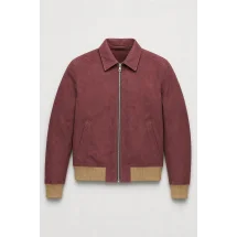 Blouson Nubuck bordeaux clair A2 John — packshot ensemble